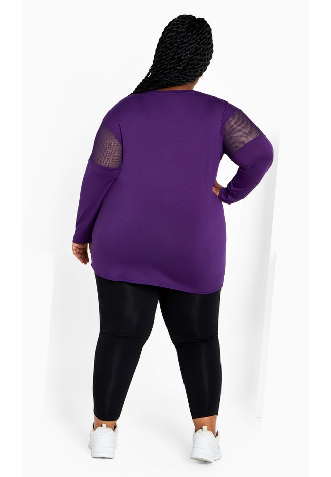 Mesh Sleeve Top image number 3