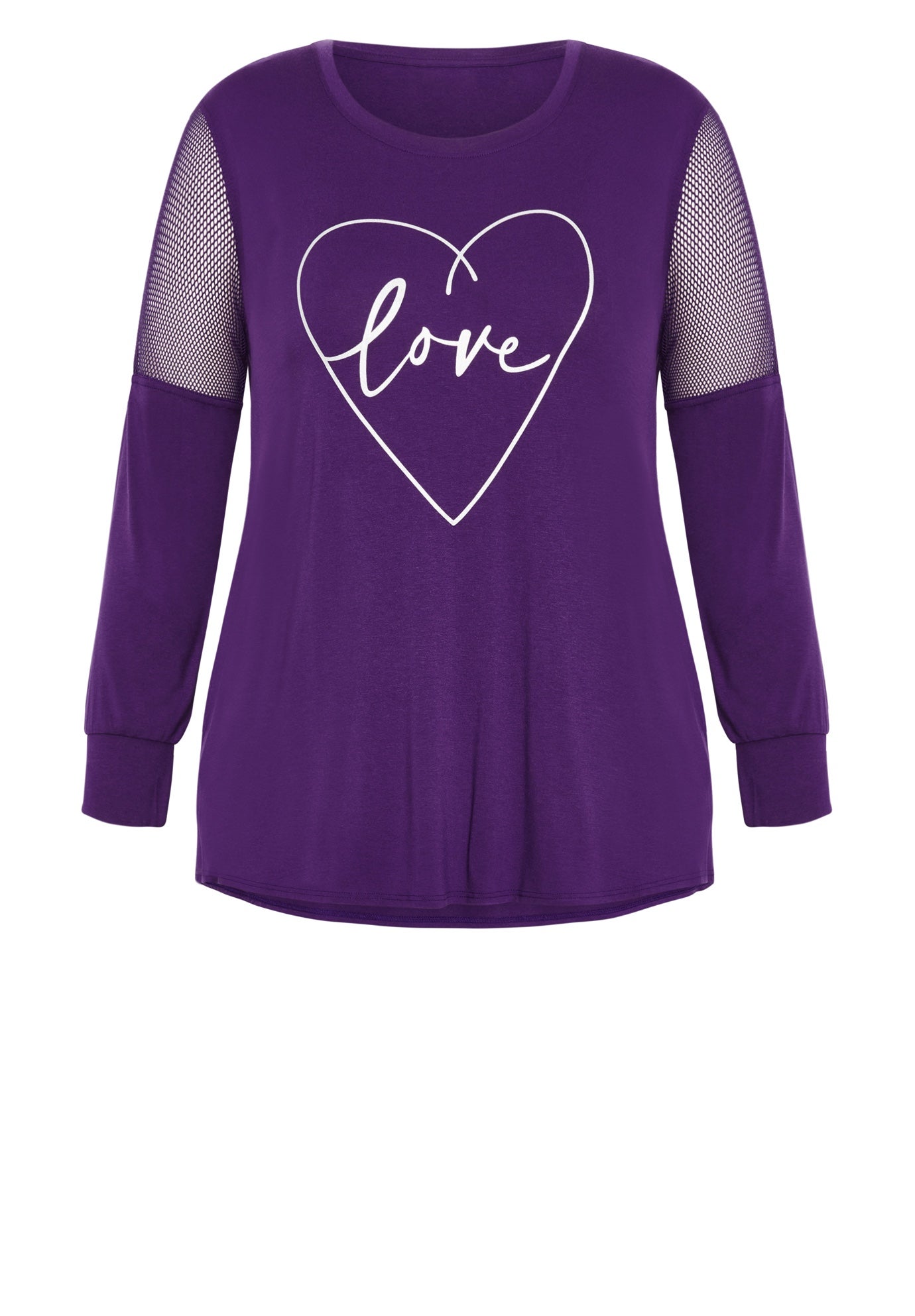 Mesh Sleeve Top image number 4