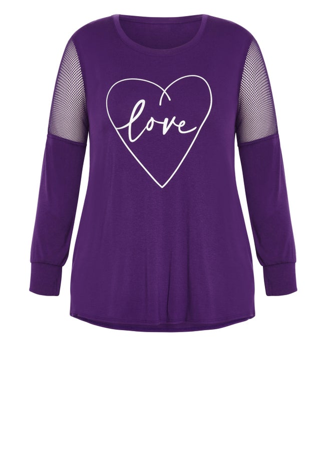 Mesh Sleeve Top image number 4