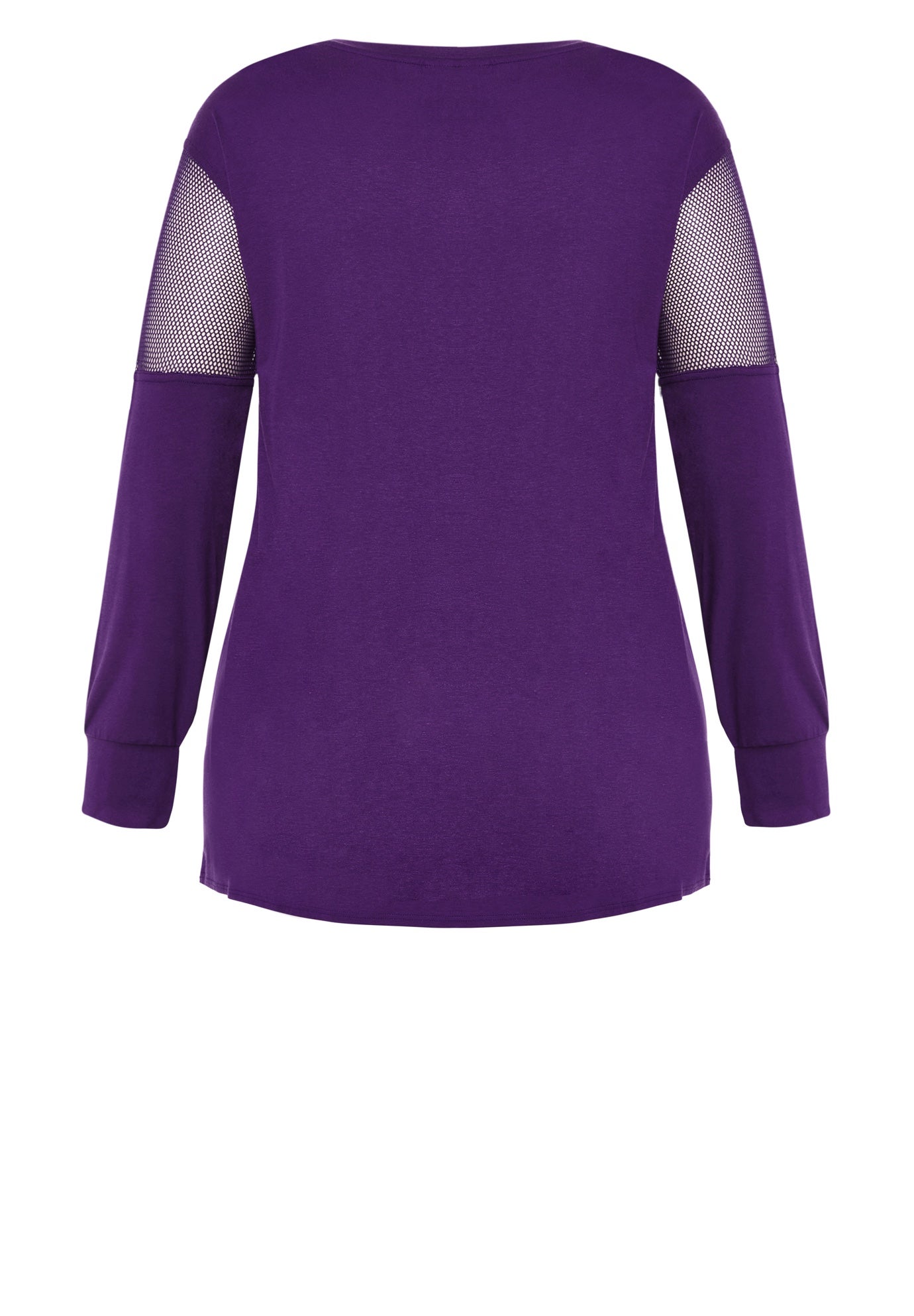 Mesh Sleeve Top image number 5