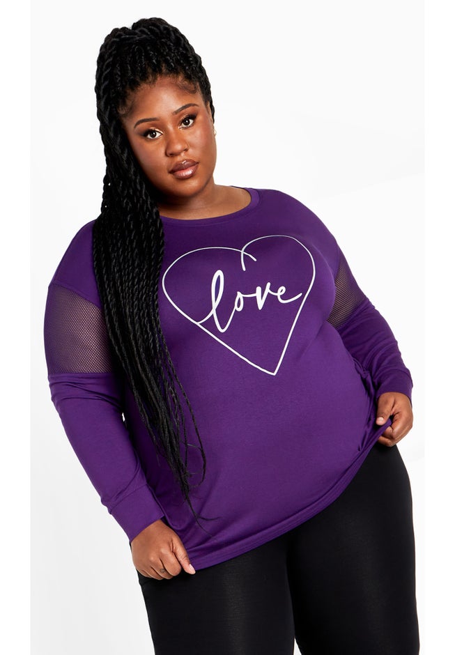 Mesh Sleeve Top image number 0