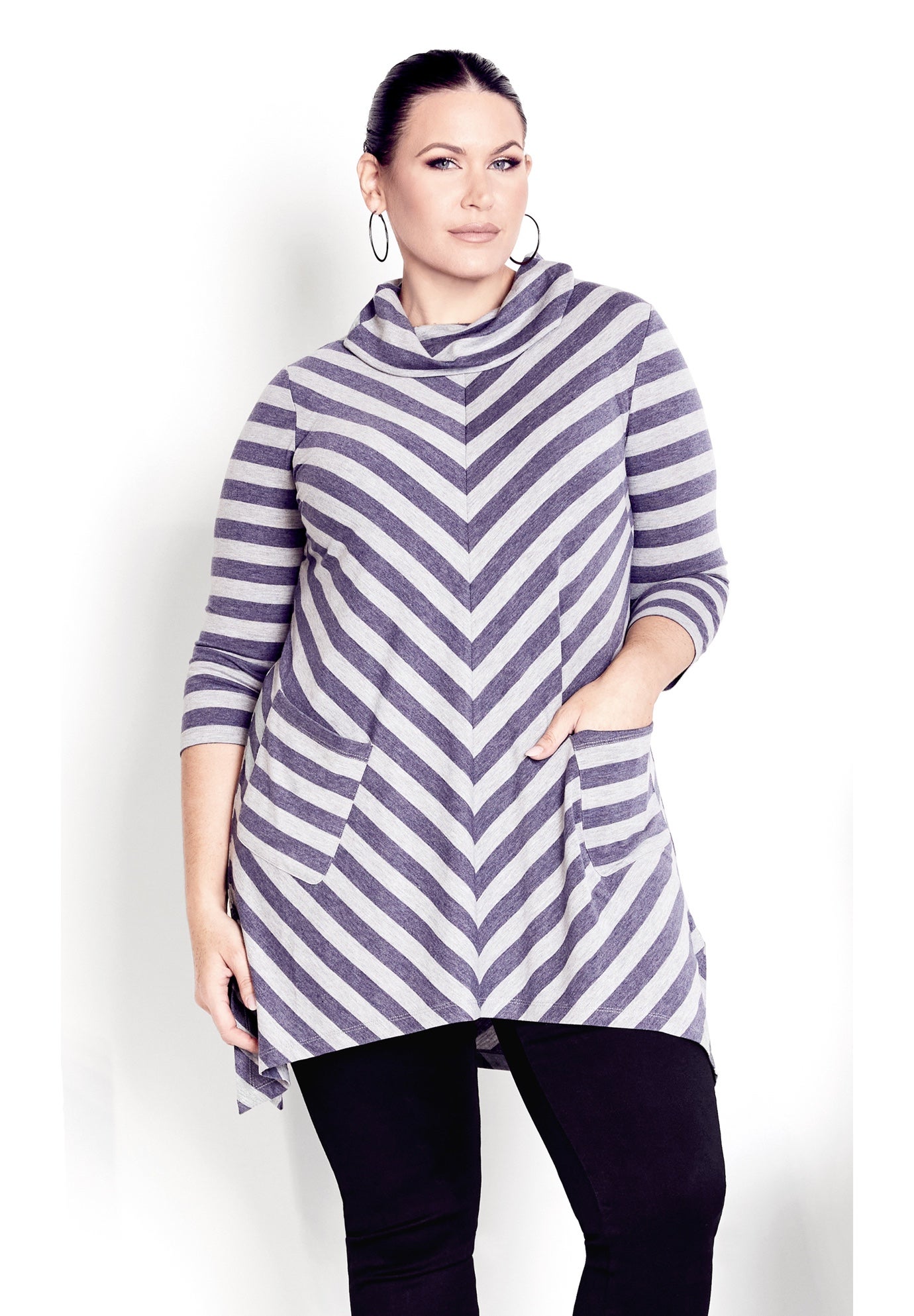 Emily Panel Stripe Tunic image number 0