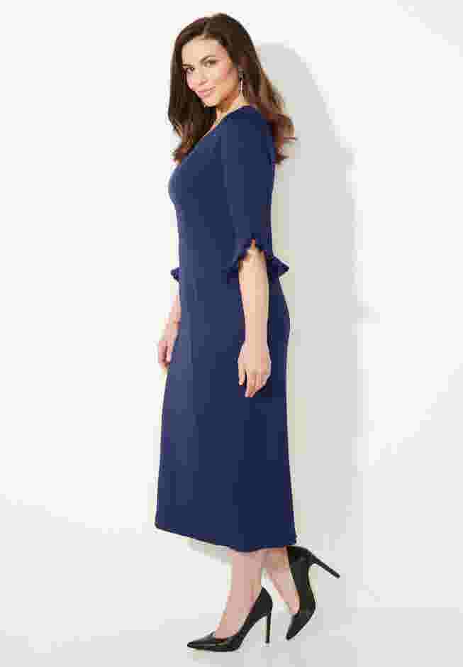 Ruffle Sleeve Shift Dress image number 2