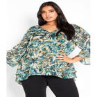 Rosie Layer Print Top image number null