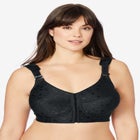 Jacquard Front-Close Wireless Bra image number null