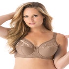 Elila® Embroidered Microfiber Underwire Bra 2401 image number null