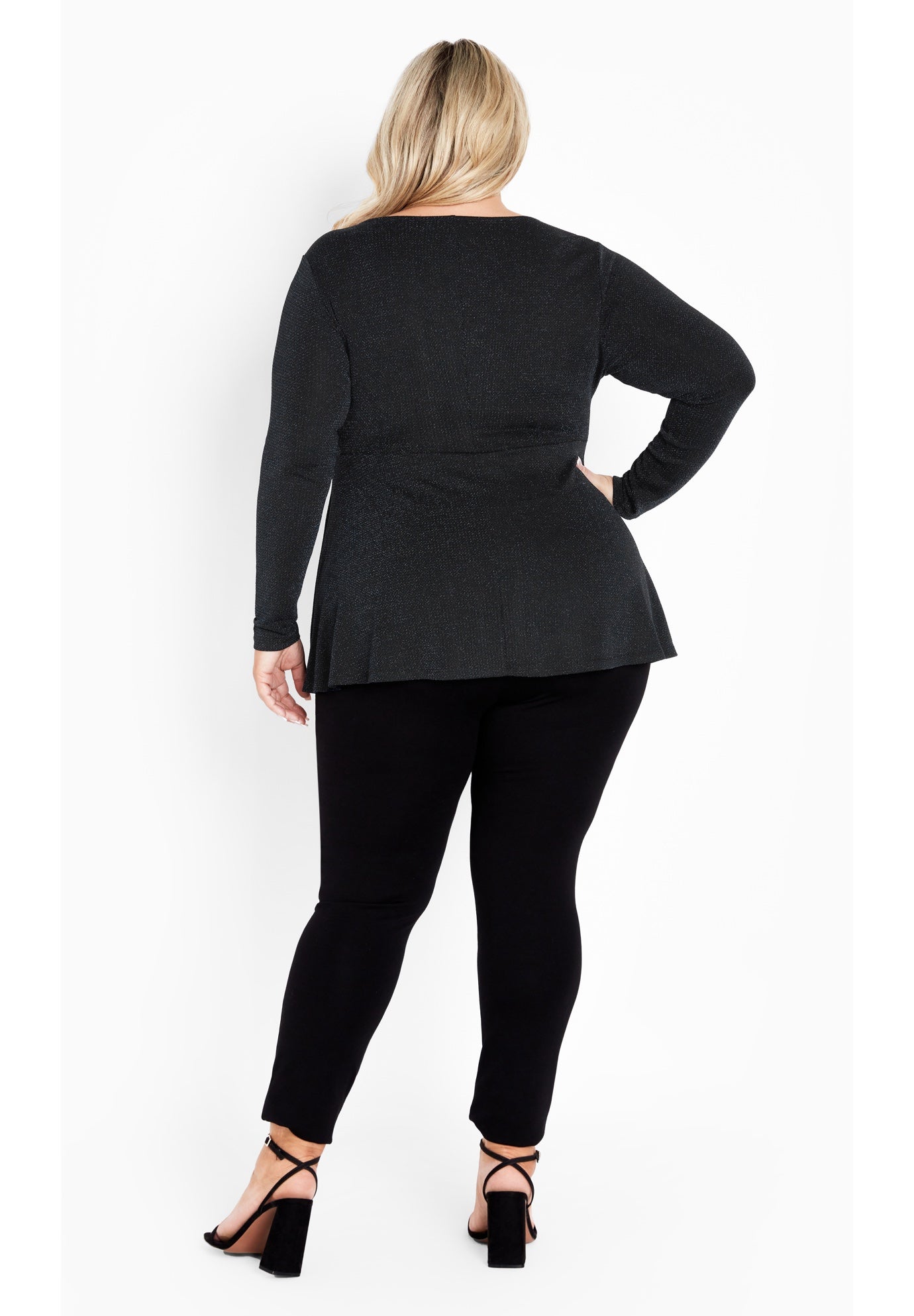 Glam Peplum Top image number 3