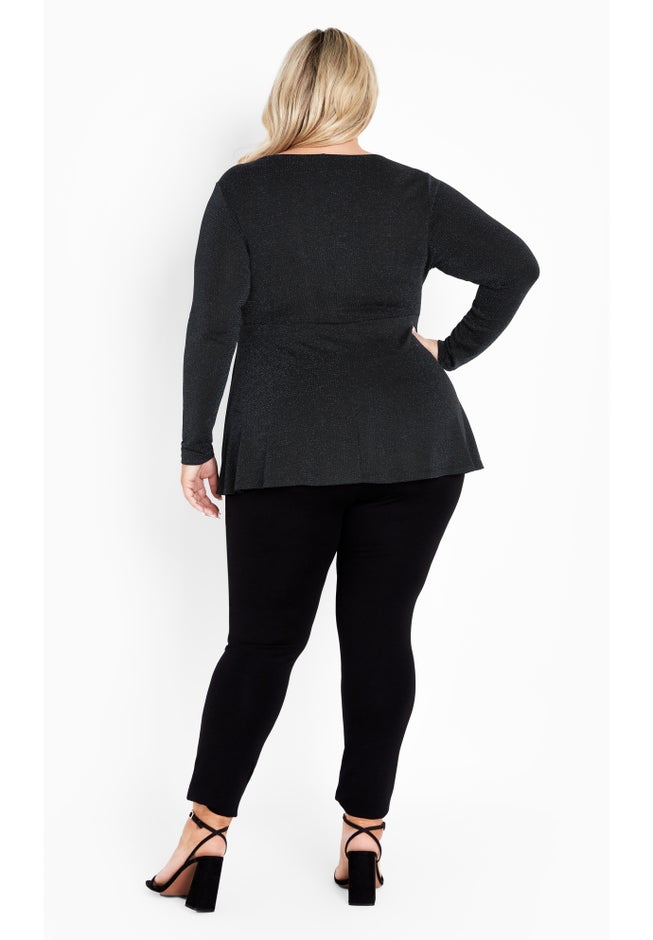 Glam Peplum Top image number 3