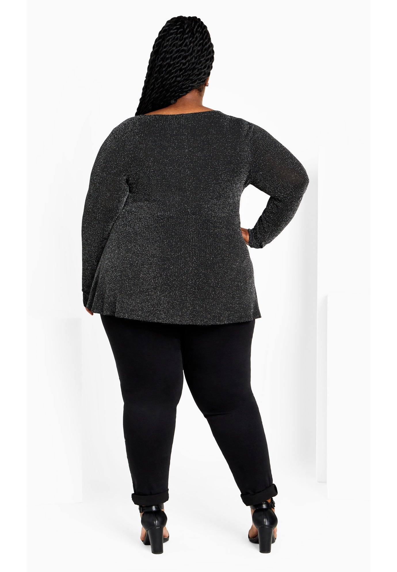 Glam Peplum Top image number 2