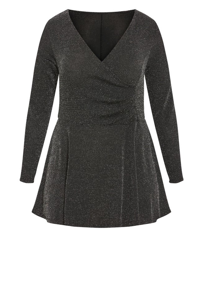 Glam Peplum Top image number 4