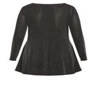 Glam Peplum Top image number null
