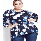 Noelle Foil Tunic image number null