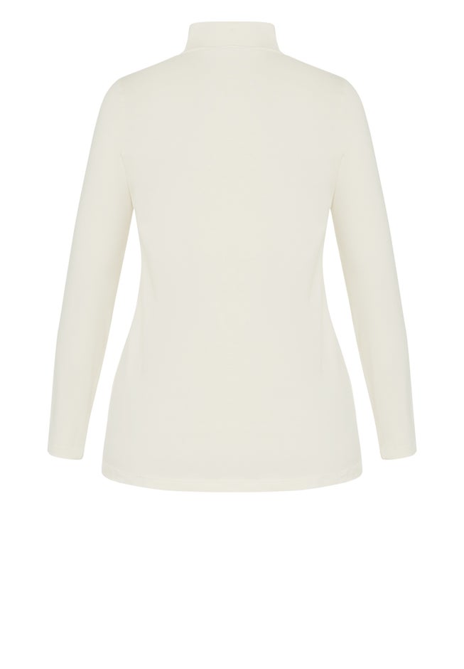 Organic Mock Neck Top image number 4