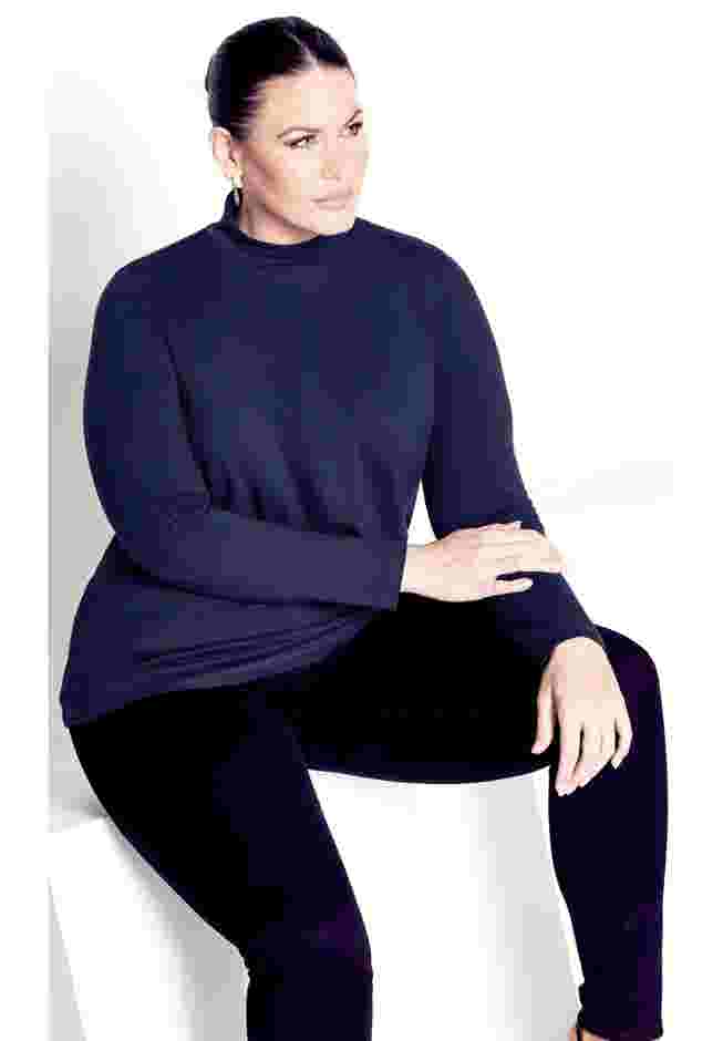Organic Mock Neck Top image number 0