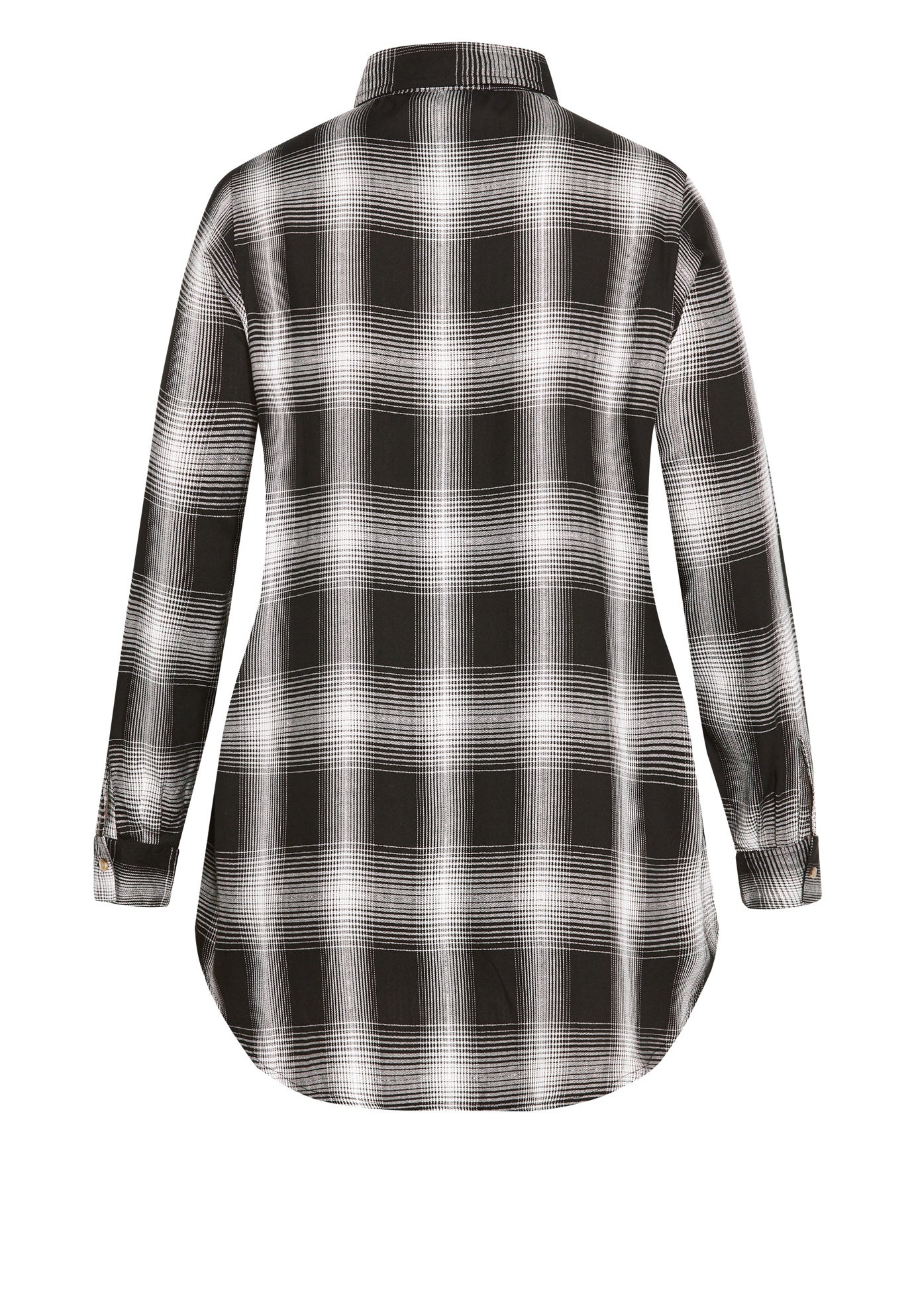 【SATIIIZ】Kaylee Flannel Check Shirt ZAPAKA Women Family Matching Outfits Dark Green Plaid