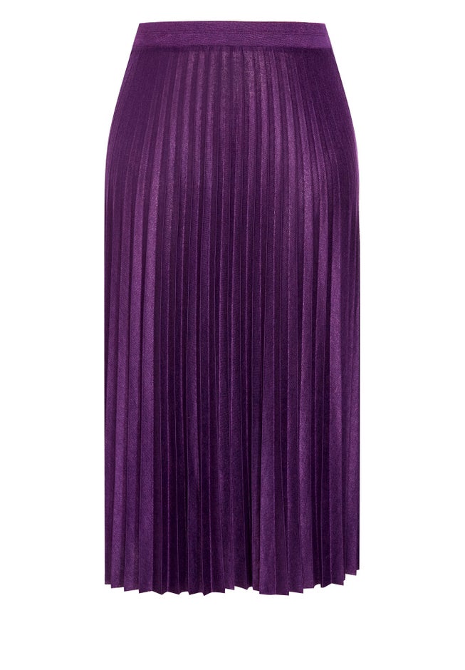 Knit Pleat Skirt image number 2