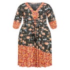 Cynthia Spliced Maxi Dress image number null