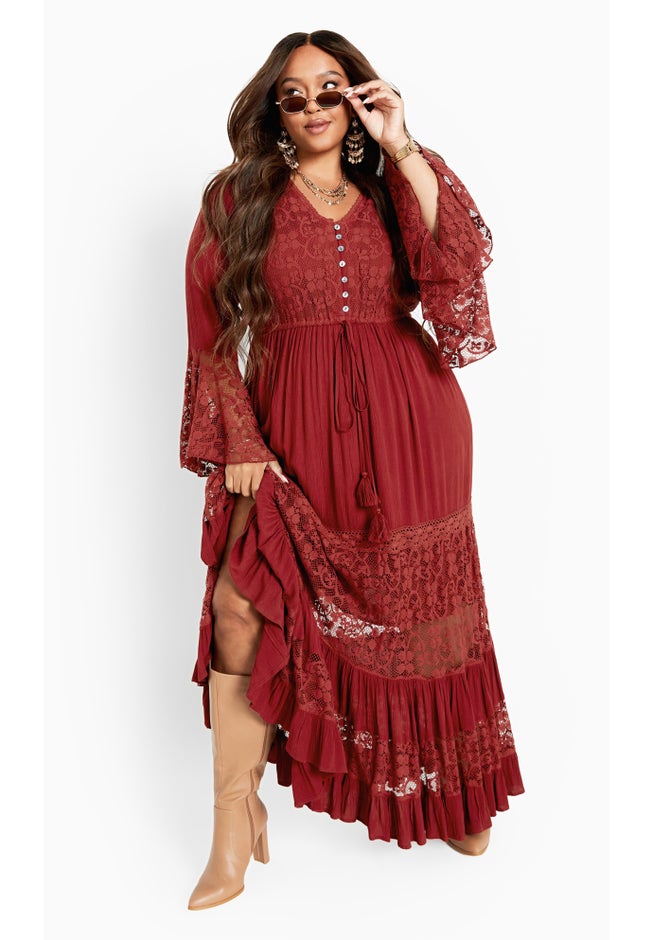 Tisha Lace Maxi Dress image number null