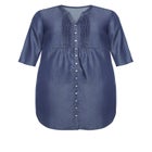 Mae Pintuck Shirtdress image number null