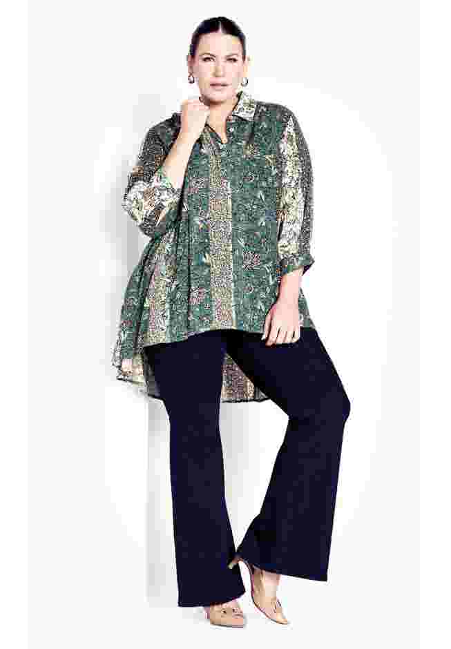 Athena Print Blouse image number 3
