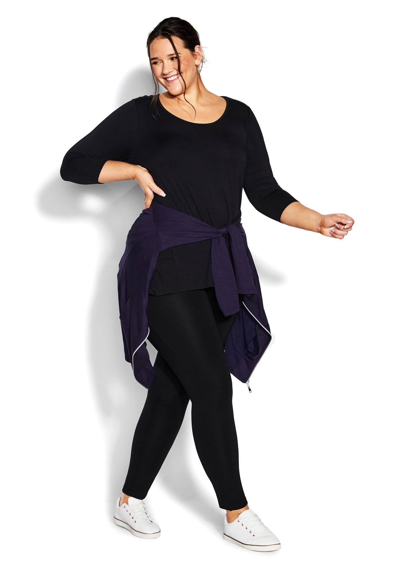 Pull On Ponte Pant image number 1