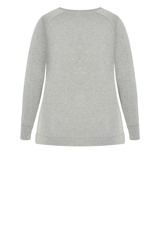 Sequin Sweat Top image number null