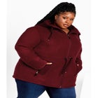 Fleece Hood Coat image number null
