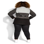 Color Block Stripe Jacket image number null