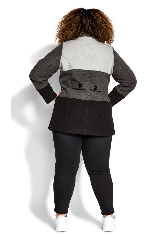 Color Block Stripe Jacket image number 2