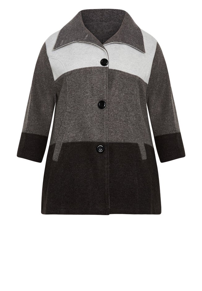 Color Block Stripe Jacket image number 3