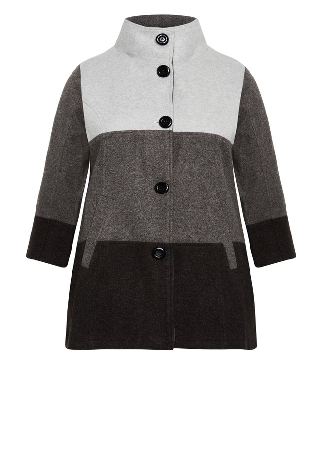 Color Block Stripe Jacket image number 4