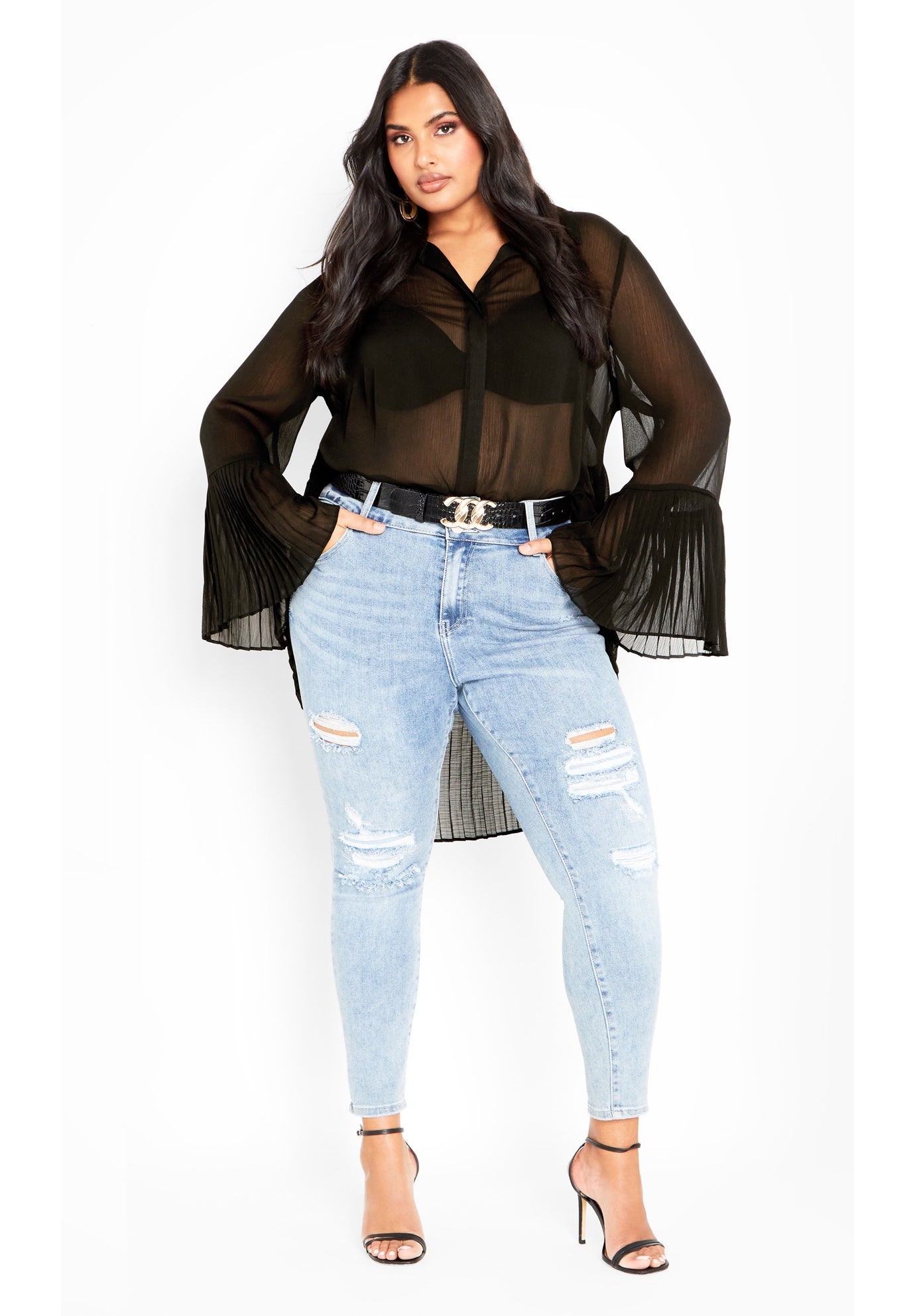 Perla Pleat Shirt image number 1