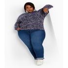 Charli Drop Shoulder Cable Sweater image number null