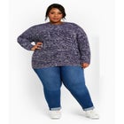 Charli Drop Shoulder Cable Sweater image number null