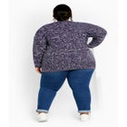 Charli Drop Shoulder Cable Sweater image number null