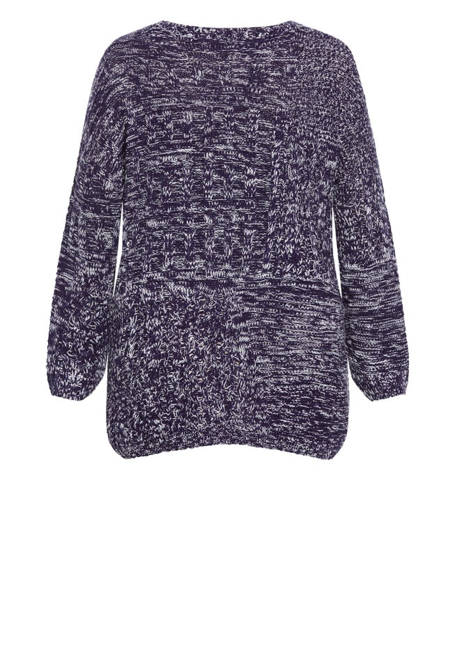 Charli Drop Shoulder Cable Sweater image number 5