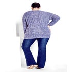 Charli Drop Shoulder Cable Sweater image number null