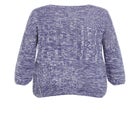 Charli Drop Shoulder Cable Sweater image number null