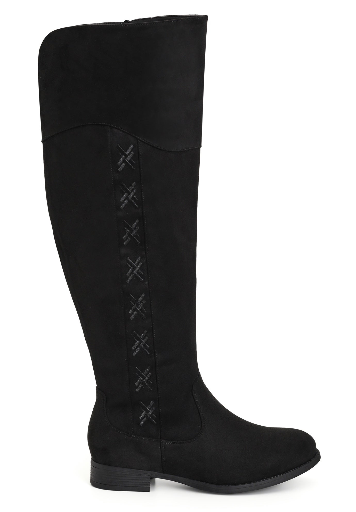 WIDE FIT Nadia Grey Tall Boot image number 1