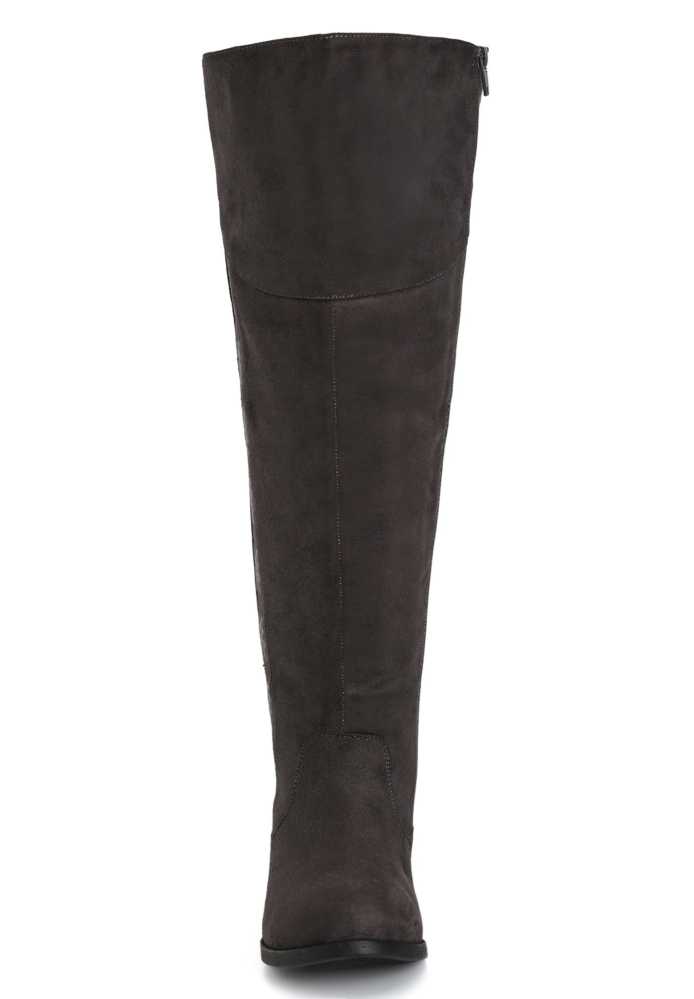 WIDE FIT Nadia Grey Tall Boot image number 4