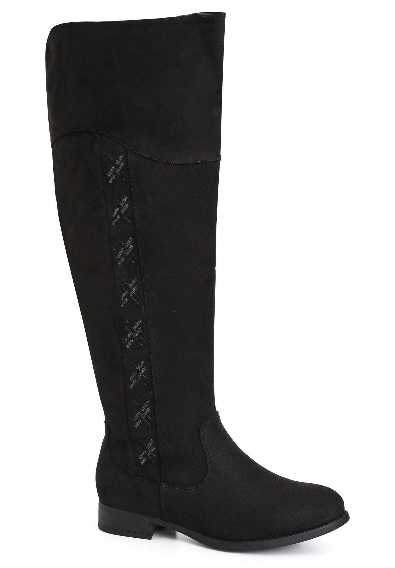 WIDE FIT Nadia Grey Tall Boot image number 0