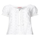 Eyelet Peasant Blouse image number null
