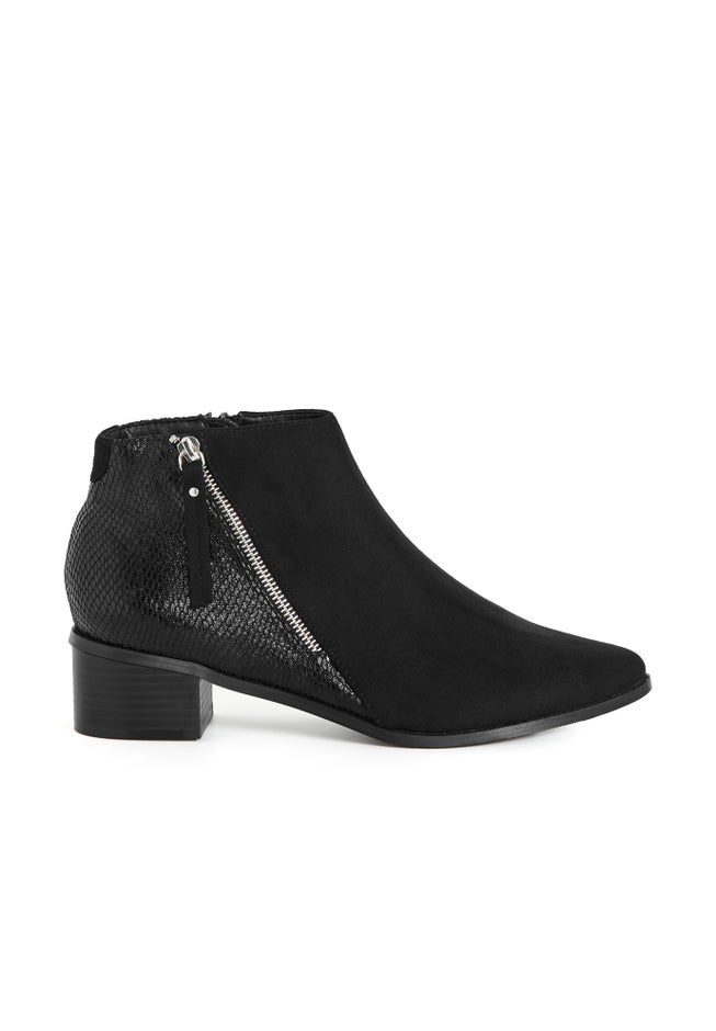 Arla Ankle Snake Skin Effect Boot image number 1