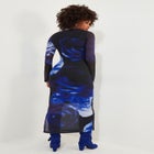 Stretch Mesh Midi Dress image number 1