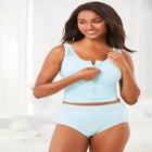 Comfort Choice® Longline Zip-Front Posture Bra image number null