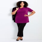 Cowl Neck Short Sleeve Top image number null