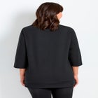 Lace Crewneck Tee image number null