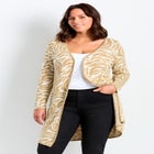 Open Front Sweater Cardigan image number null