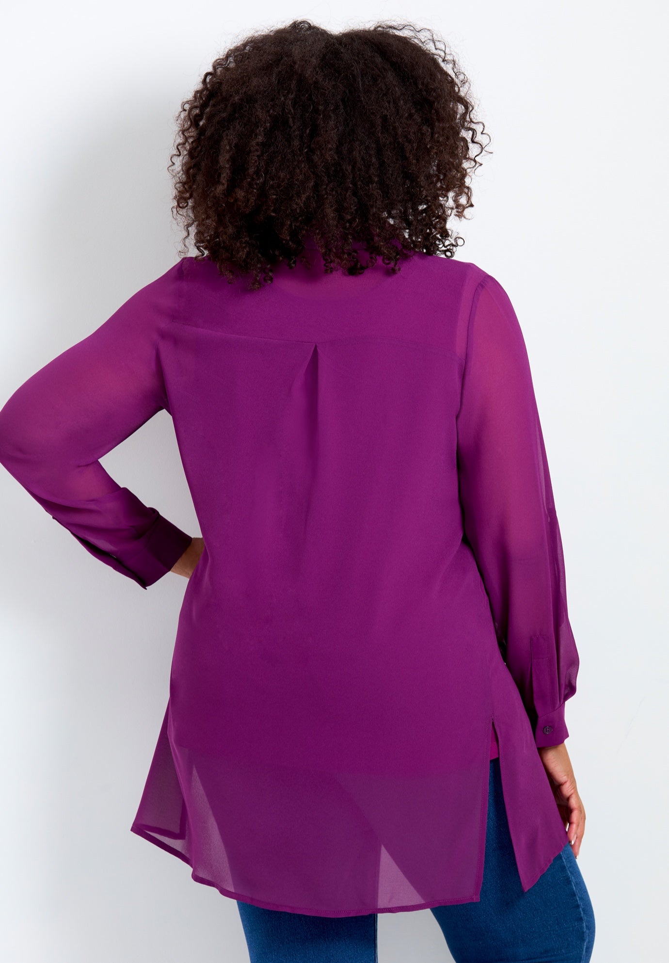 Convertible Button Down Tunic image number 2