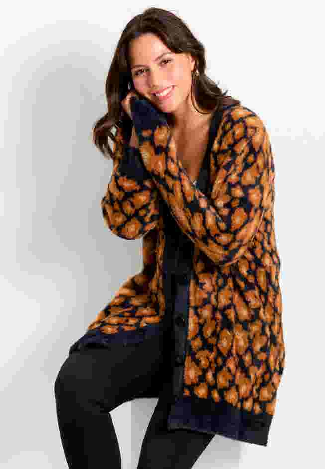 Button Front Cozy Cardigan image number 4